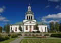 White Coloured Landforsamlings Church Of Skelleftea