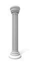 A white column