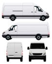 White Commercial Van