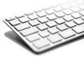 White computer keyboard Royalty Free Stock Photo