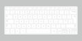 ÃÂ¡omputer keyboard. vector illustration Royalty Free Stock Photo