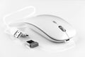 White computer mouse Royalty Free Stock Photo