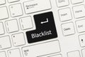 White conceptual keyboard - Blacklist black key