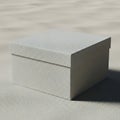 White Concrete Block on Concrete Surface Royalty Free Stock Photo