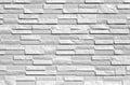 White concrete tile wall