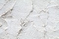 White concrete wall in the construction site. Renovation process, abstract. Texture background with space. Royalty Free Stock Photo