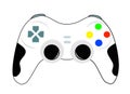 White controller gaming vector version Royalty Free Stock Photo