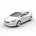 Stunning 3d Concept Illustration Of New Hyundai Accent Car Model Royalty Free Stock Photo