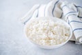 White cooked rice in a bowl Royalty Free Stock Photo