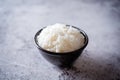 White cooked rice in a bowl Royalty Free Stock Photo