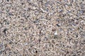 White coral sand and small sea stone on the beach. abstract nature pattern for background Royalty Free Stock Photo