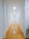 White Corridor in a house Royalty Free Stock Photo