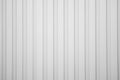 White Corrugated metal sheet texture surface of the wall. Galvanize steel background. Royalty Free Stock Photo