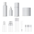 White cosmetic bottle. Cream, lotion tube blank Royalty Free Stock Photo