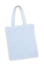 White cotton bag isolated Royalty Free Stock Photo