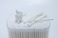 White cotton bud Royalty Free Stock Photo