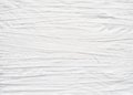 White cotton fabric with creased effect