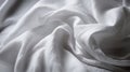 white cotton fabric texture background. Creases of cloth and cotton Royalty Free Stock Photo