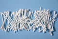 White cotton swabs