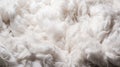 White cotton texture is soft, fluffy wadding background