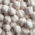 White cotton wool close up as a background texture. Macro shot Royalty Free Stock Photo