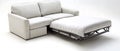 White couch with a pull out bed Royalty Free Stock Photo