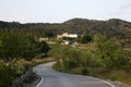 White country house on the island of Ibiza surrounded by nature in the northern part of the island.