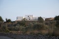White country house on the island of Ibiza surrounded by nature in the northern part of the island.
