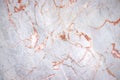 White cracked marble slab with copper color pattern texture background, old floor of architecture