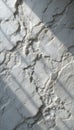 White Cracked Marble Texture with Sunlight Shadows Royalty Free Stock Photo