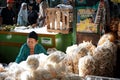 White cracker sellers in traditional markets, Prawirotaman, Yogyakarta