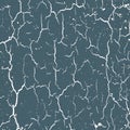 White crackes illustrated on blue dull background image