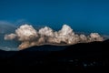 White and cream clouds