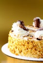 White Cream Icing Cake Royalty Free Stock Photo