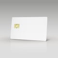White credit card or phone card Royalty Free Stock Photo