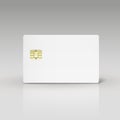 White credit card or phone card Royalty Free Stock Photo