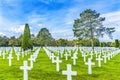 American Military World War 2 Cemetery Normandy France Royalty Free Stock Photo