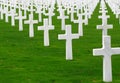 White crosses in a row Royalty Free Stock Photo