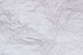 White crumpled paper abstract for texture background Royalty Free Stock Photo