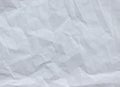 White crumpled paper background texture Royalty Free Stock Photo