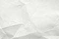 White crumpled paper background, texture old for web design screensavers. Royalty Free Stock Photo