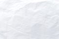 White crumpled paper pattern and texture for background. White creased paper background Royalty Free Stock Photo