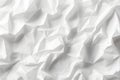 White crumpled paper texture abstract background Royalty Free Stock Photo