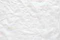 White crumpled paper texture background. Royalty Free Stock Photo