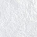 White crumpled paper texture Royalty Free Stock Photo