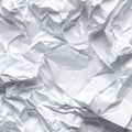 white crumpled paper texture, background, backdrop with Generative AI Royalty Free Stock Photo