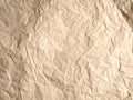 white crumpled paper texture background, brown recycle crumpled paper for background : crease of brown paper textures backgrounds