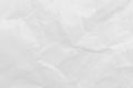 White crumpled paper texture background. Close-up Royalty Free Stock Photo