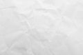 White crumpled paper texture background. Close-up Royalty Free Stock Photo