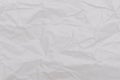 White crumpled paper texture background. Close-up Royalty Free Stock Photo